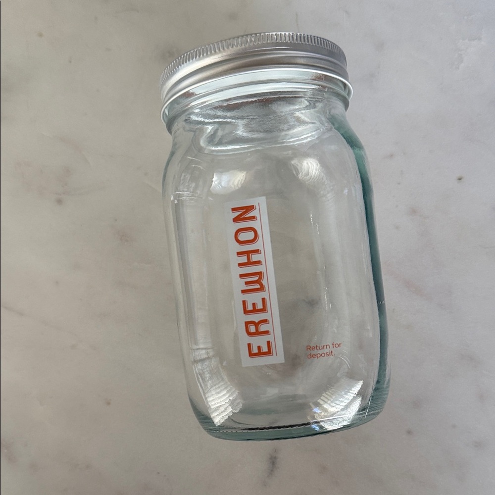 Erewhon Glass Mason Jar with Canning Lid